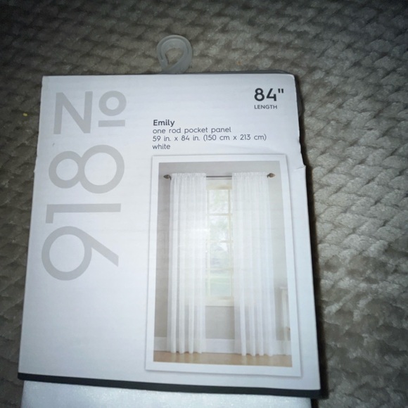 “EMILY” One Rod Pocket Panels (2) - Picture 3 of 3